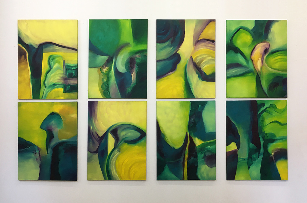 Atelierwand in Mainz