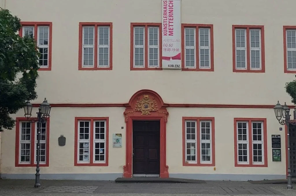 Künstlerhaus Metternich, Koblenz, Öffnungszeiten Do-So 16 bis 19 Uhr